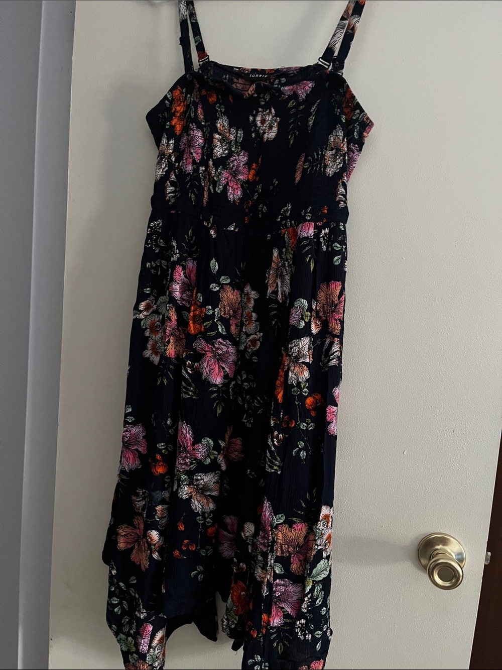 Tube top floral dress